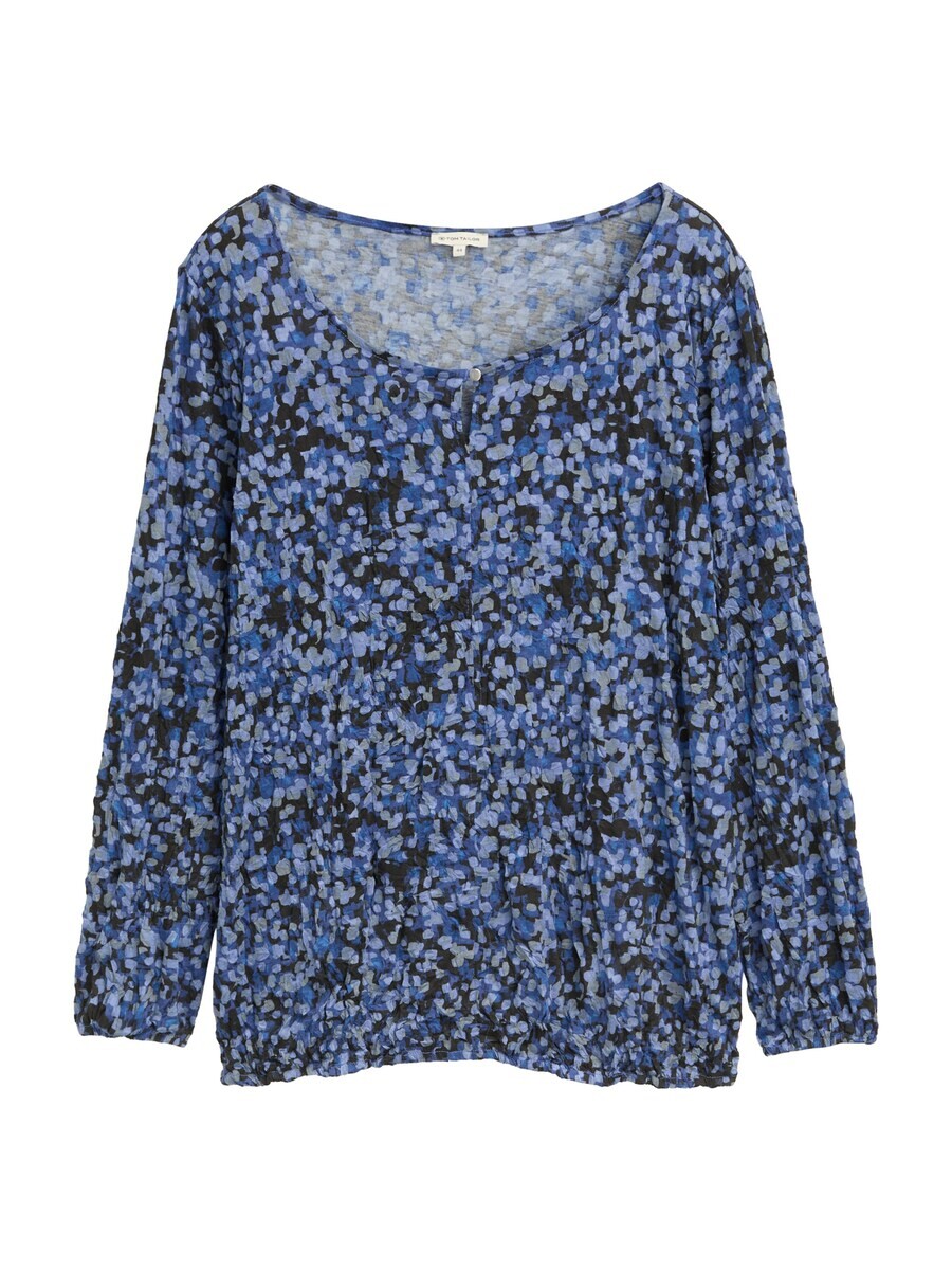 

Блузка Tom Tailor Women + Blouse, цвет blue/smoke blue