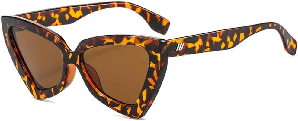 

Винтажные треугольные солнцезащитные очки для женщин, модное украшение, ретро-солнцезащитные очки «кошачий глаз» для мужчин, удобные треугольные очки generic, C4