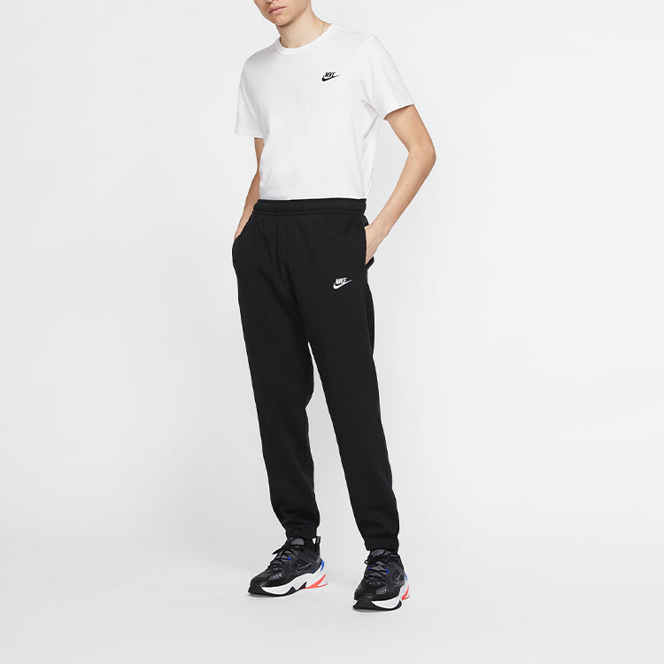 Повседневные брюки Nike Sportswear Club Fleece Printing Sports Trousers Black BV2738-010 — фото 4