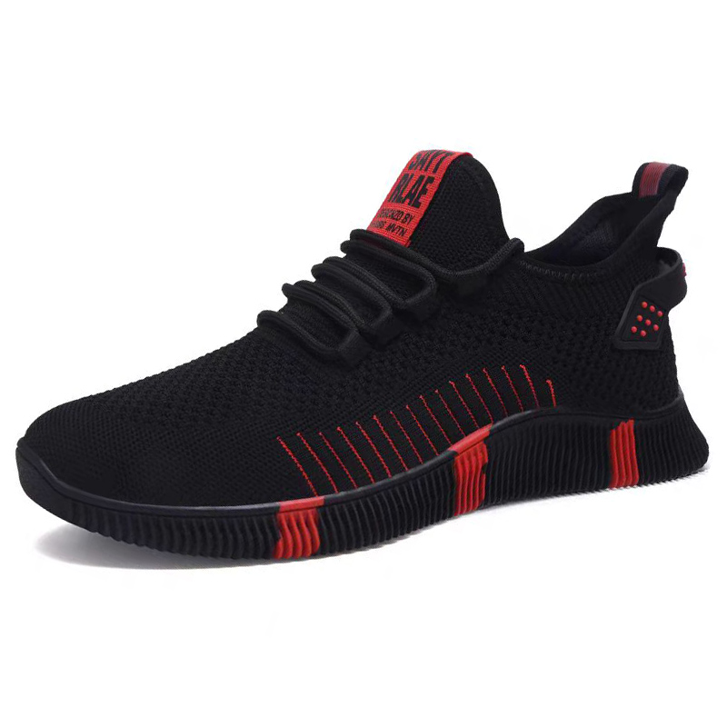 

Низкие повседневные туфли мужские Devanro, Black Red