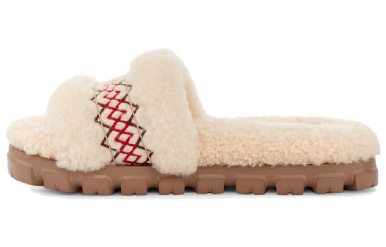 Тапочки (WMNS) UGG Cozetta Slipper Heritage Braid 'Natural' 1143974-NAT, бежевый — фото 2