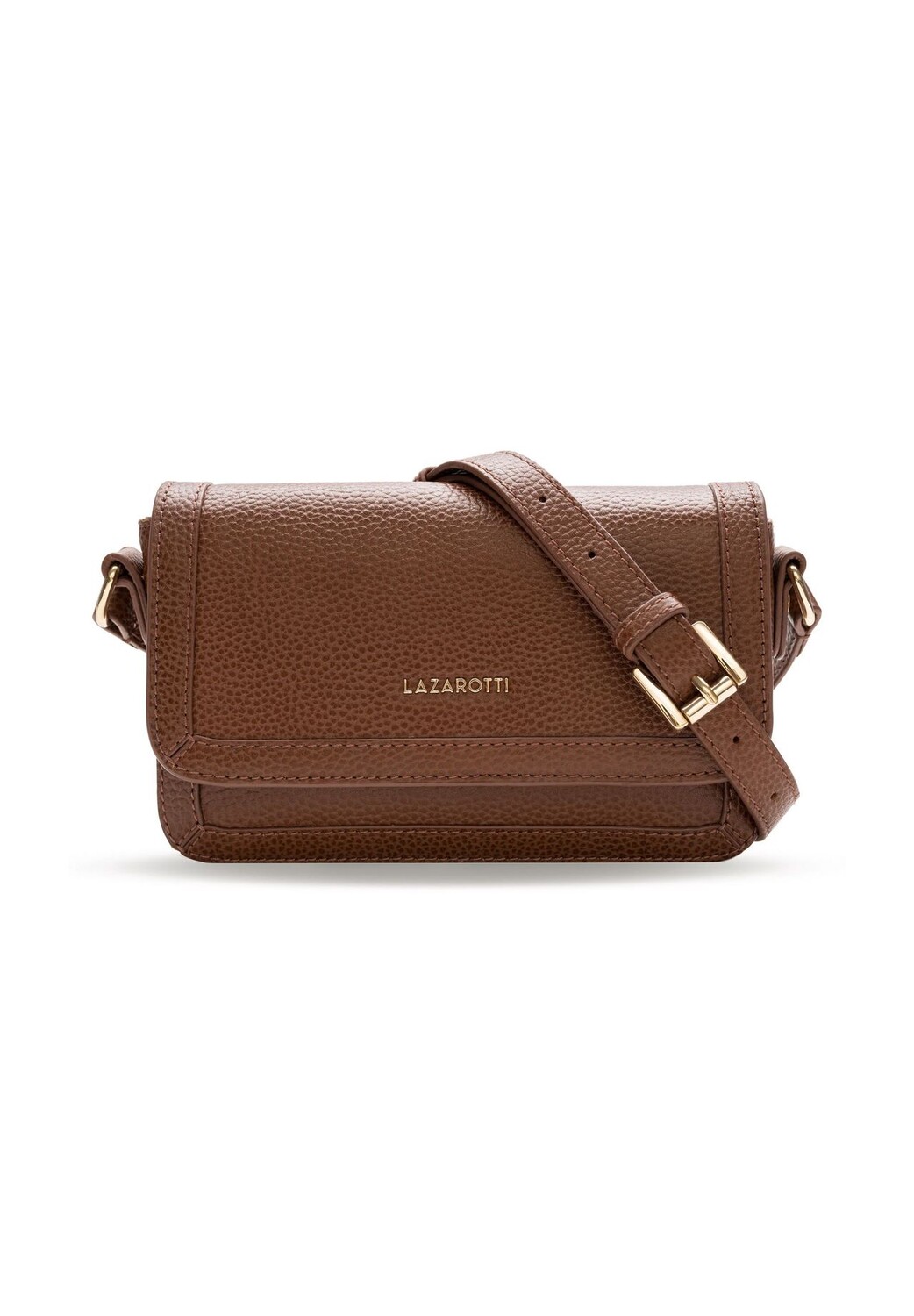 

Сумка через плечо Bologna Leather 21 см LAZAROTTI, коричневый