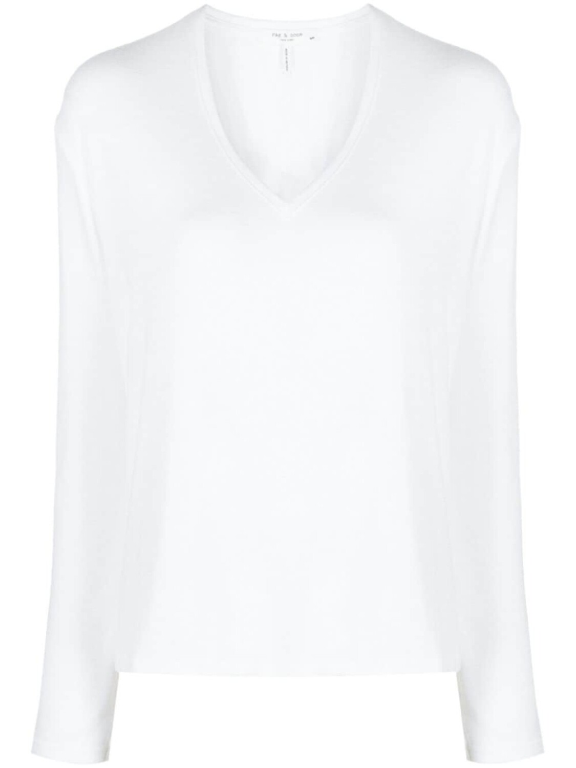 

rag & bone толстовка Hudson тонкой вязки, белый
