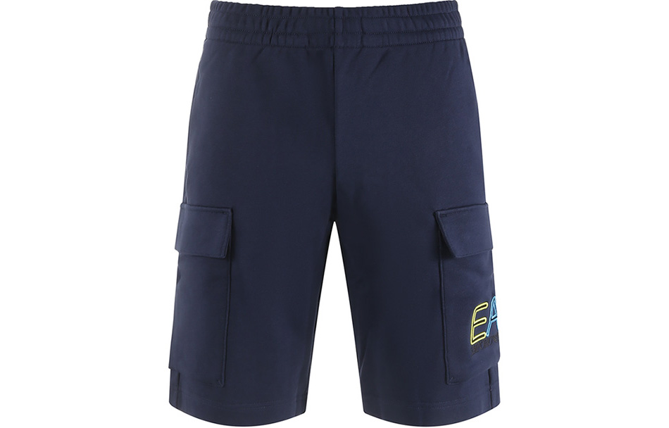 EMPORIO ARMANI Шорты casual EA7 FW23 мужские marine blue — фото 3