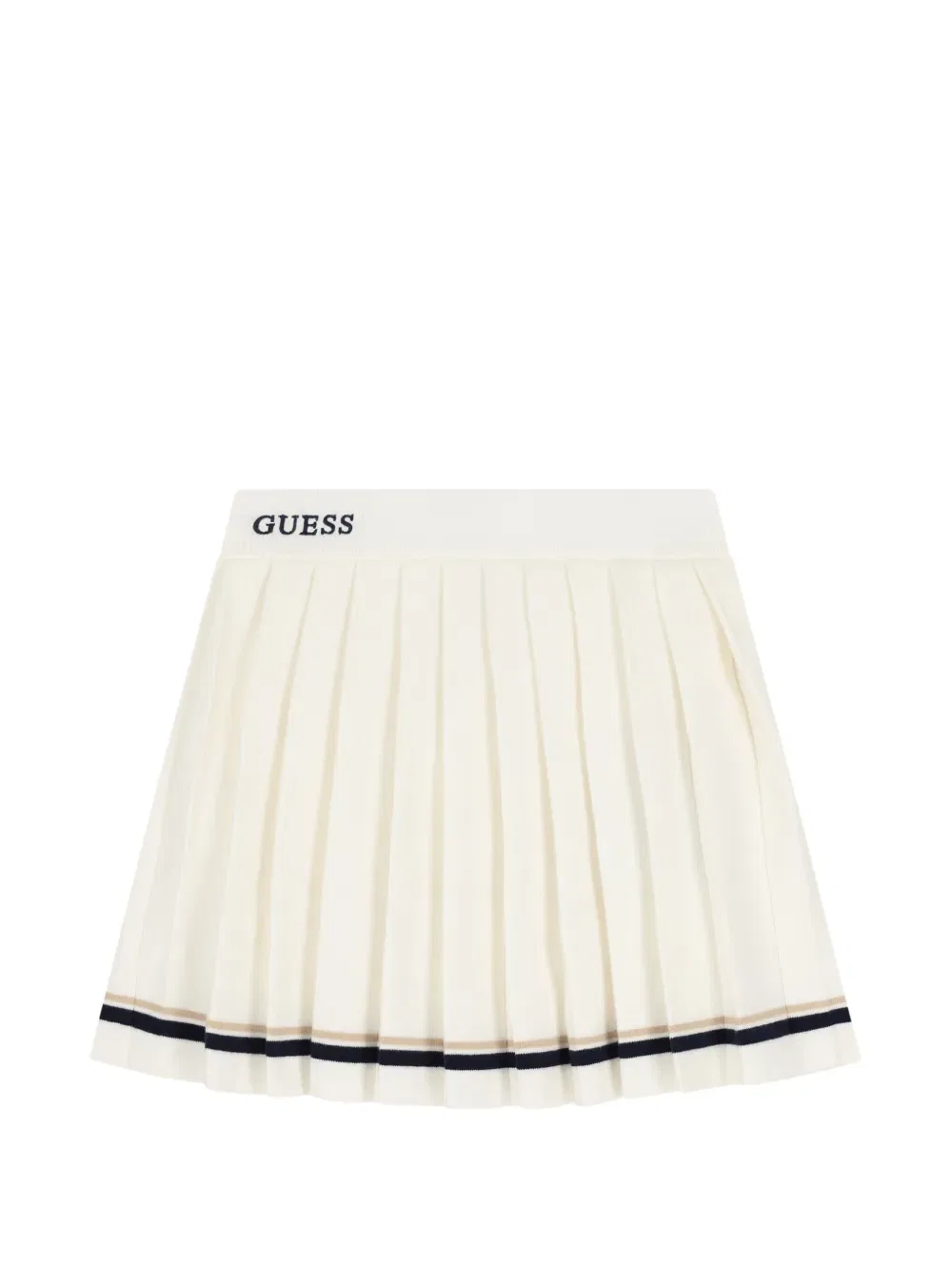Плиссированная юбка в полоску Guess Kids, нейтральный