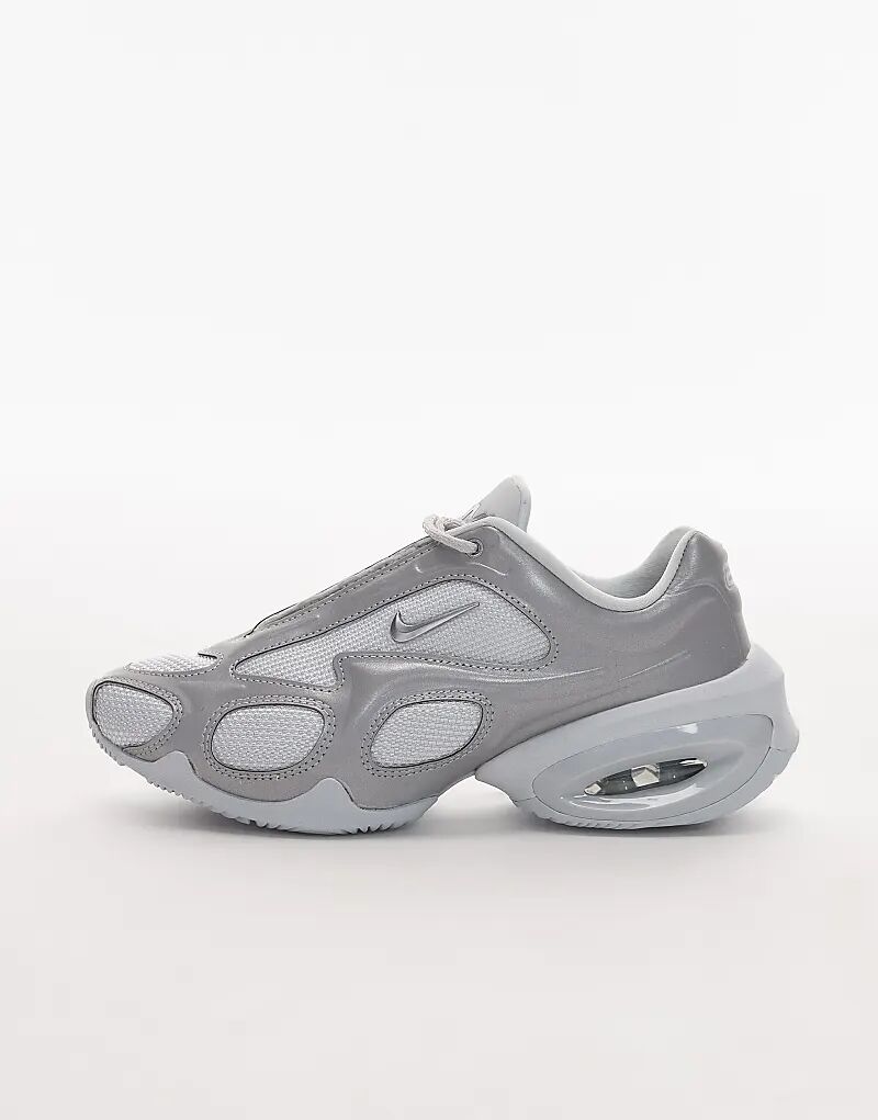Кроссовки Nike Air Max Muse в светоотражающем серебристом цвете — фото 2