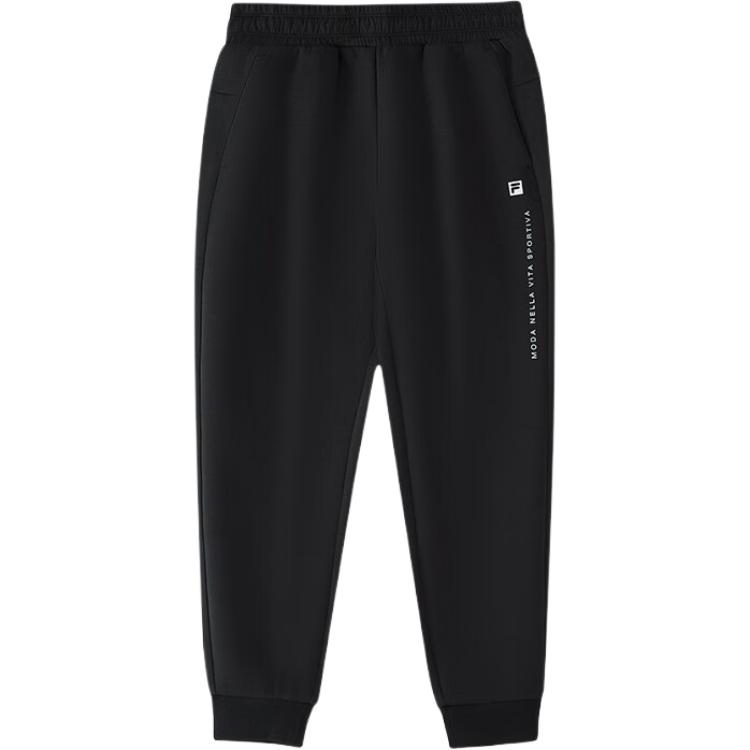 

FILA KIDS AW24 Вязаные спортивные штаны Pitch Black для подростков