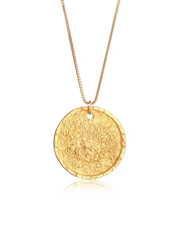 

KUZZOI Колье из серебра 925 пробы с геометрическим узором в золоте