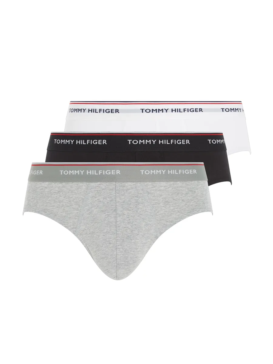 

Tommy Hilfiger Underwear Трусы "3P BRIEF" (3 шт. в упаковке, 3 шт. в упаковке), с эластичным поясом с логотипом, белый