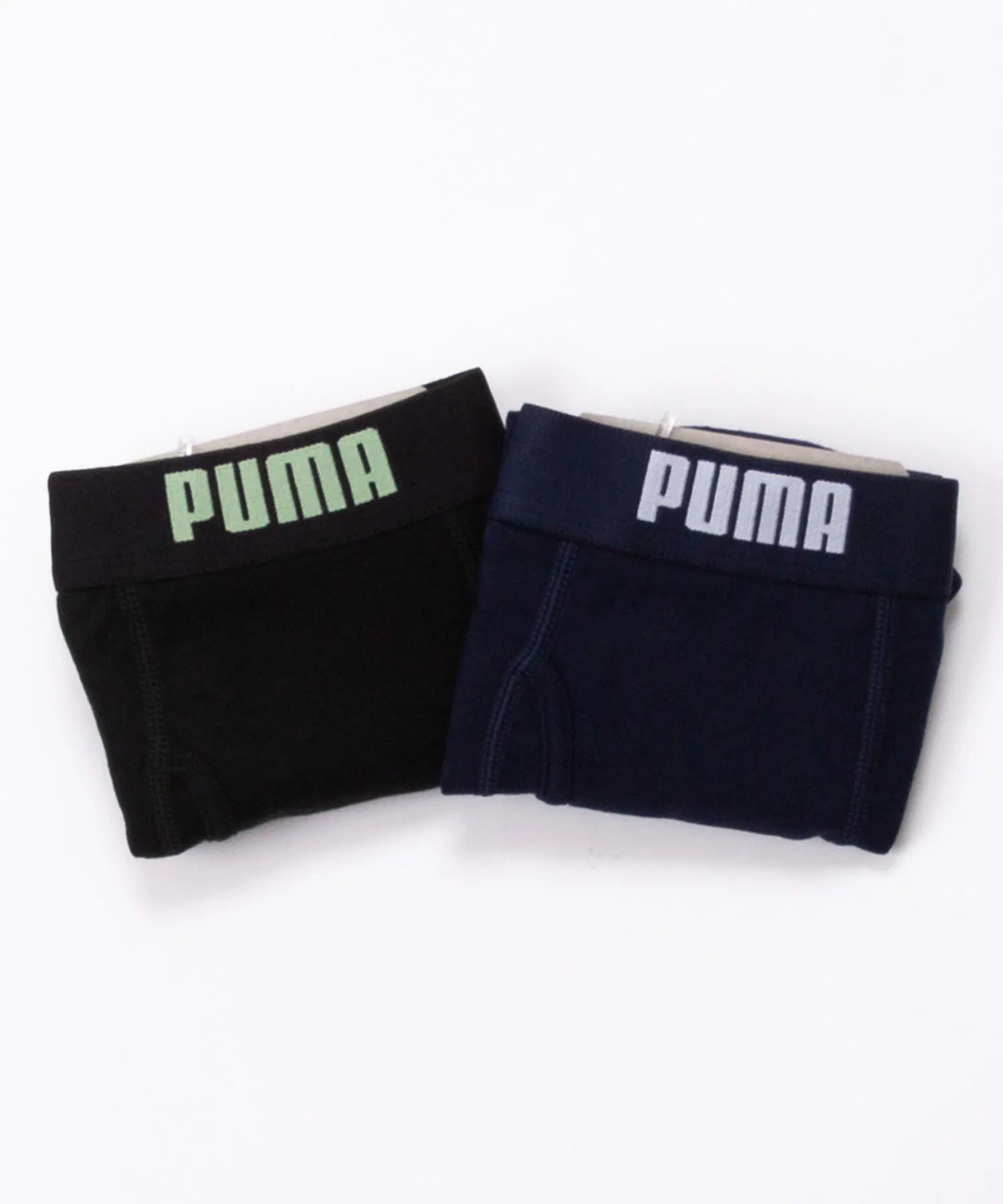 Детские боксеры PUMA, с застежкой спереди, комплект из 2 штук, с логотипом бренда, удобное нижнее белье. — фото 2