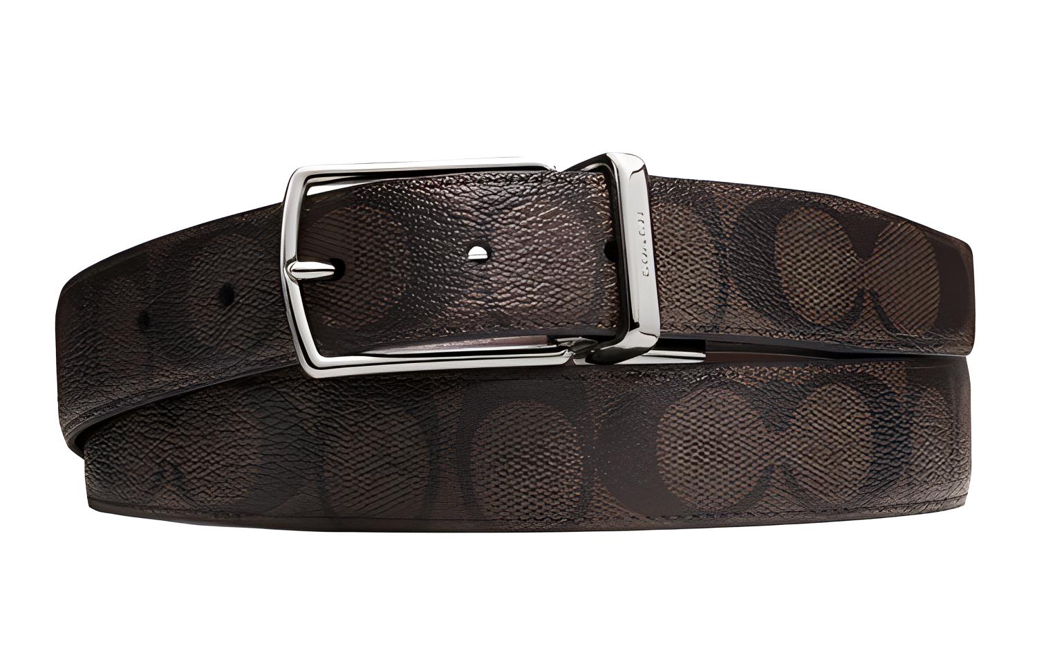 

Кожаный ремень мужской COACH, umber