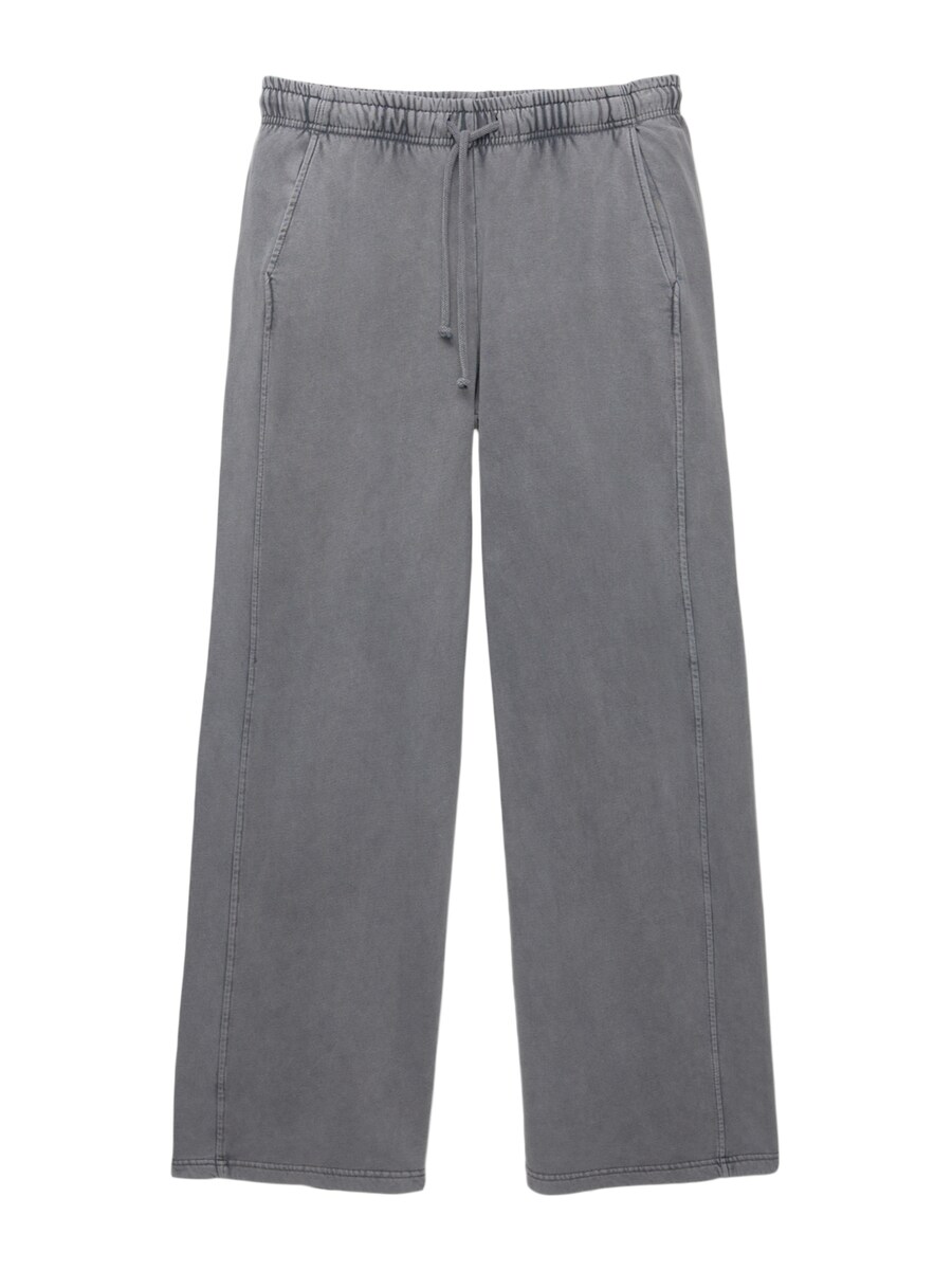 

Широкие брюки Pull&Bear, серый