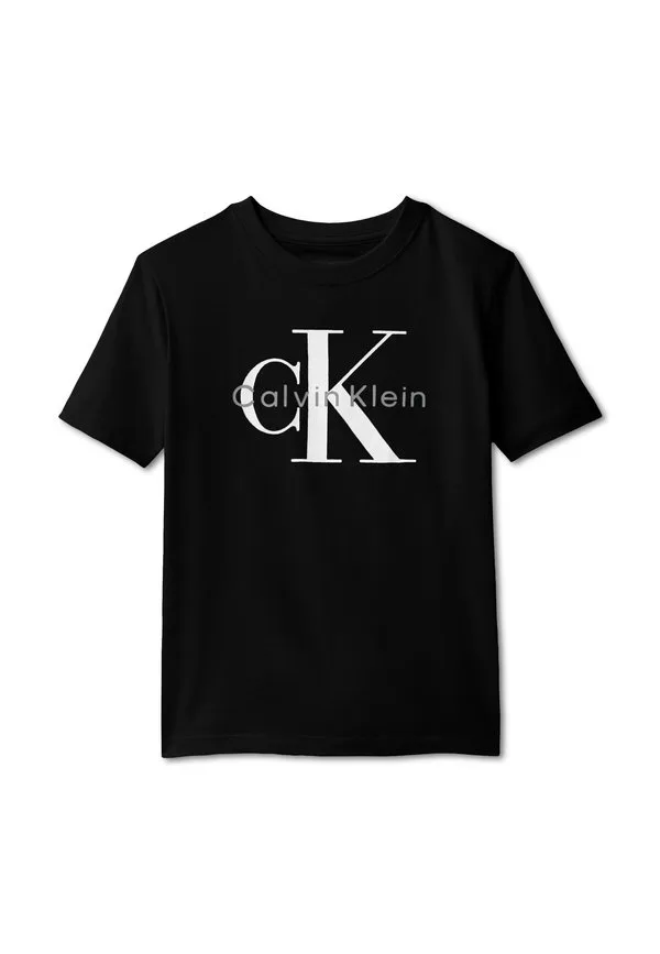 Футболка унисекс с моно логотипом Calvin Klein Jeans, Black — фото 4