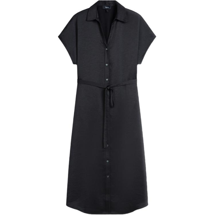 

Женское платье с коротким рукавом THEORY, черный