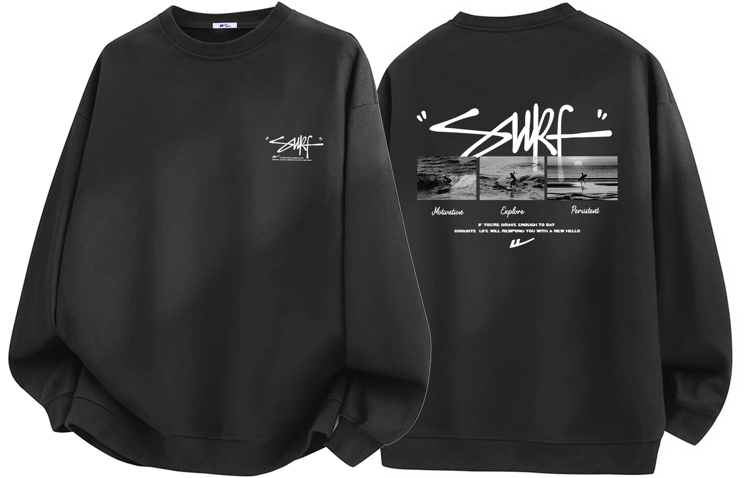 

Свитшот Unisex Crew Neck Moderate Heavyweight WARRIOR, темно-серый (fleece-lined)