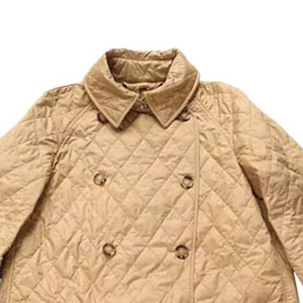 Куртка Burberry, женская, стеганая, хаки — фото 2