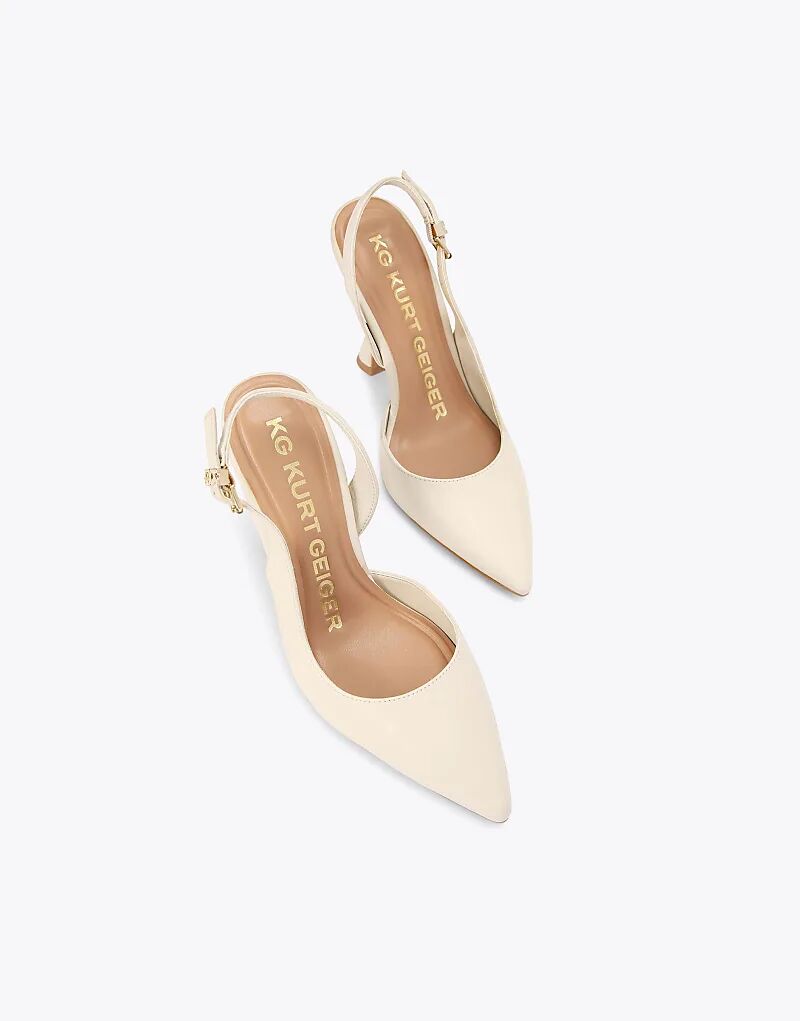 Туфли на каблуке KG Kurt Geiger Aria2 цвета кости — фото 2