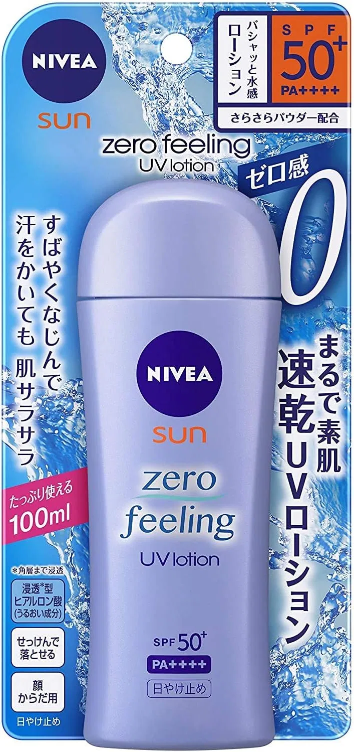 Солнцезащитный лосьон Nivea Sun Zero-Feeling, 100 мл, SPF50+ PA+++, 3 шт — фото 2