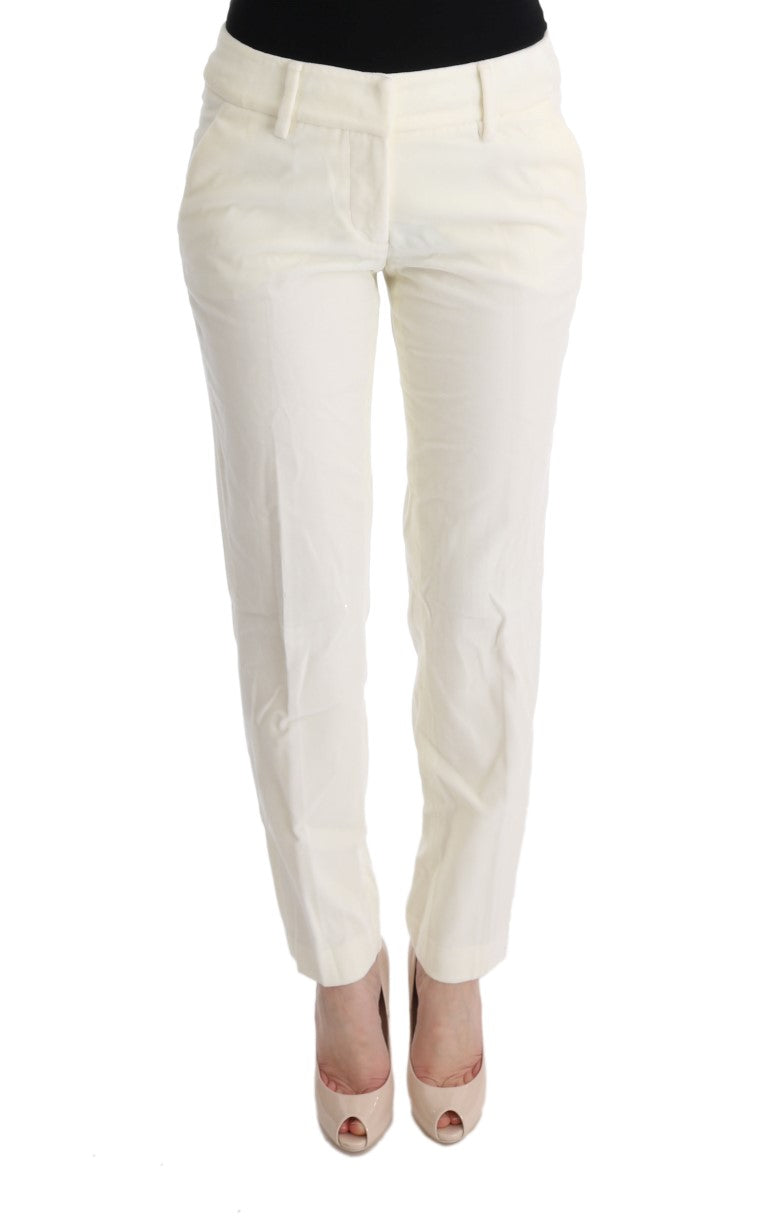 

Женские брюки Ermanno Scervino Chic Regular Fit, белый