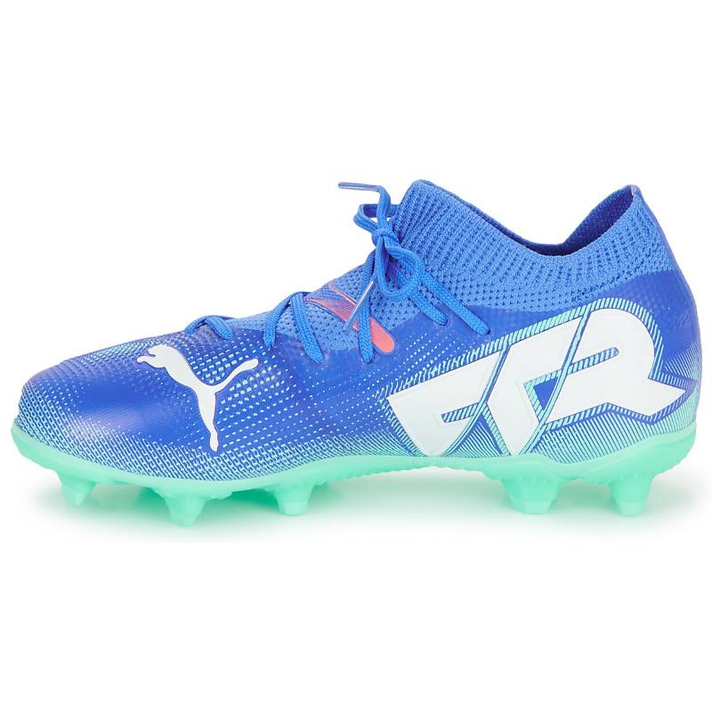 

FUTURE 7 MATCH Mid Top Детские футбольные бутсы Пурпурно-голубые PUMA
