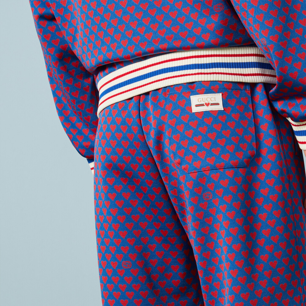 Спортивные штаны Gucci мужские трикотажные разноцветные, Multicolor — фото 4