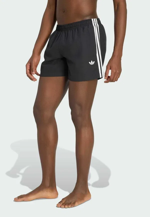 Плавки Adidas Originals 3 Stripes Swimshorts, черный