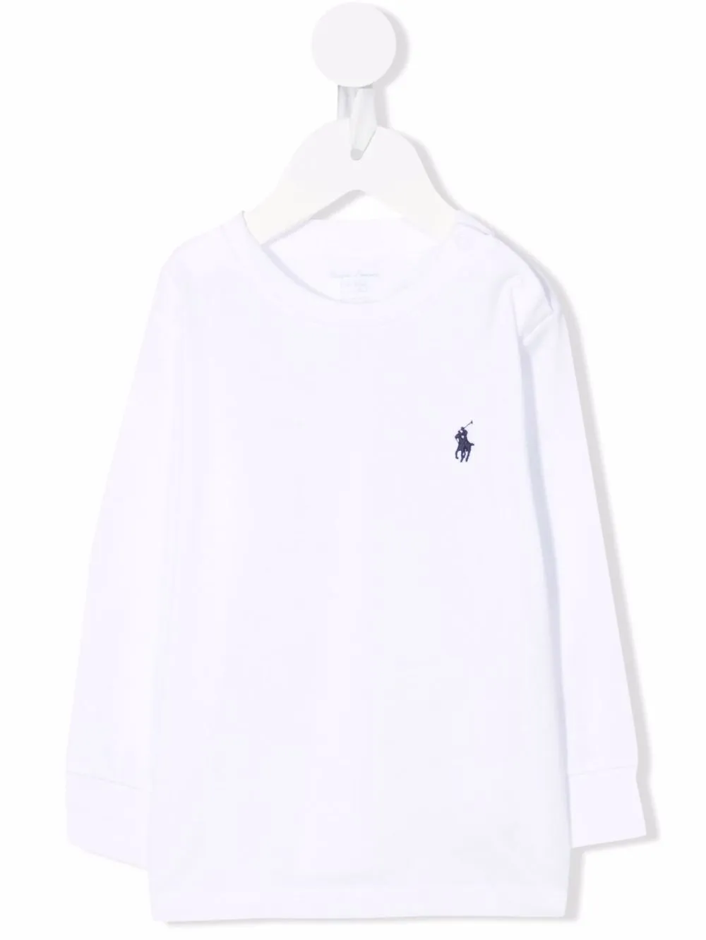 

Футболка с вышивкой POLO RALPH LAUREN KIDS, белый