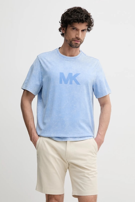 

Хлопковая футболка Michael Kors, синий