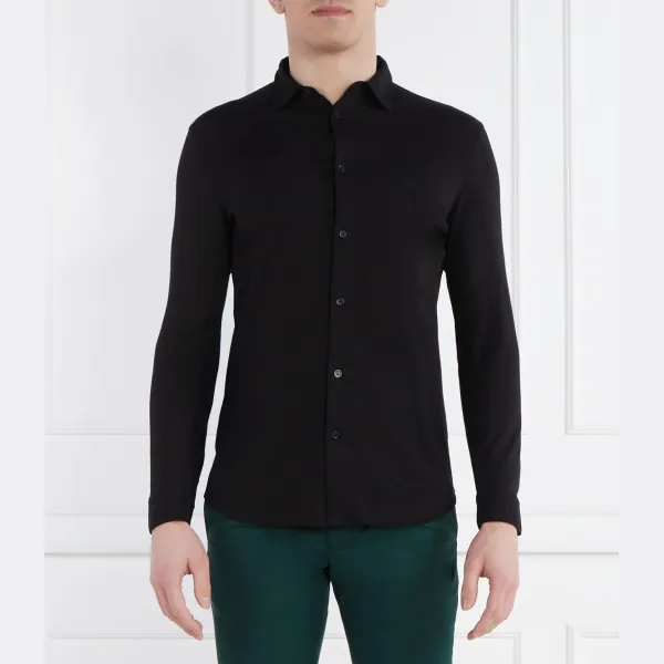 

Рубашка стандартного кроя Armani Exchange, черный