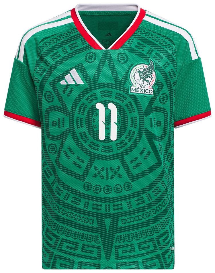 

Домашняя футболка Adidas Mexico 26 Gimenez цвета «Bold Green»