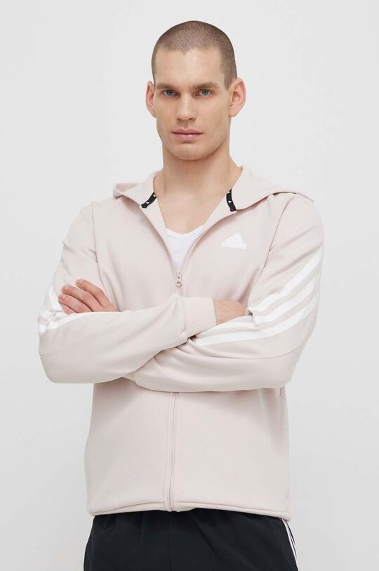 

Толстовка с капюшоном adidas, розовый