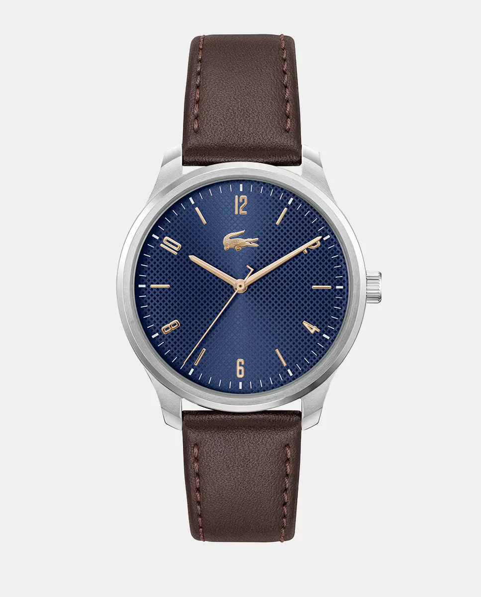 

Lisbon 2011322 коричневые кожаные мужские часы Lacoste Watches, коричневый