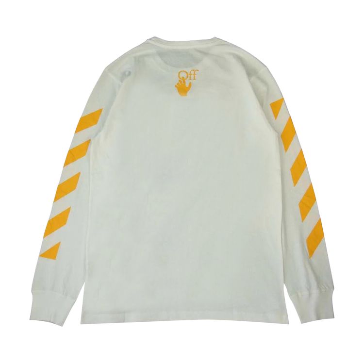 Футболка Off-White Caravaggio Painting Print Long-Sleeve Tee 'White/Yellow', белый — фото 2