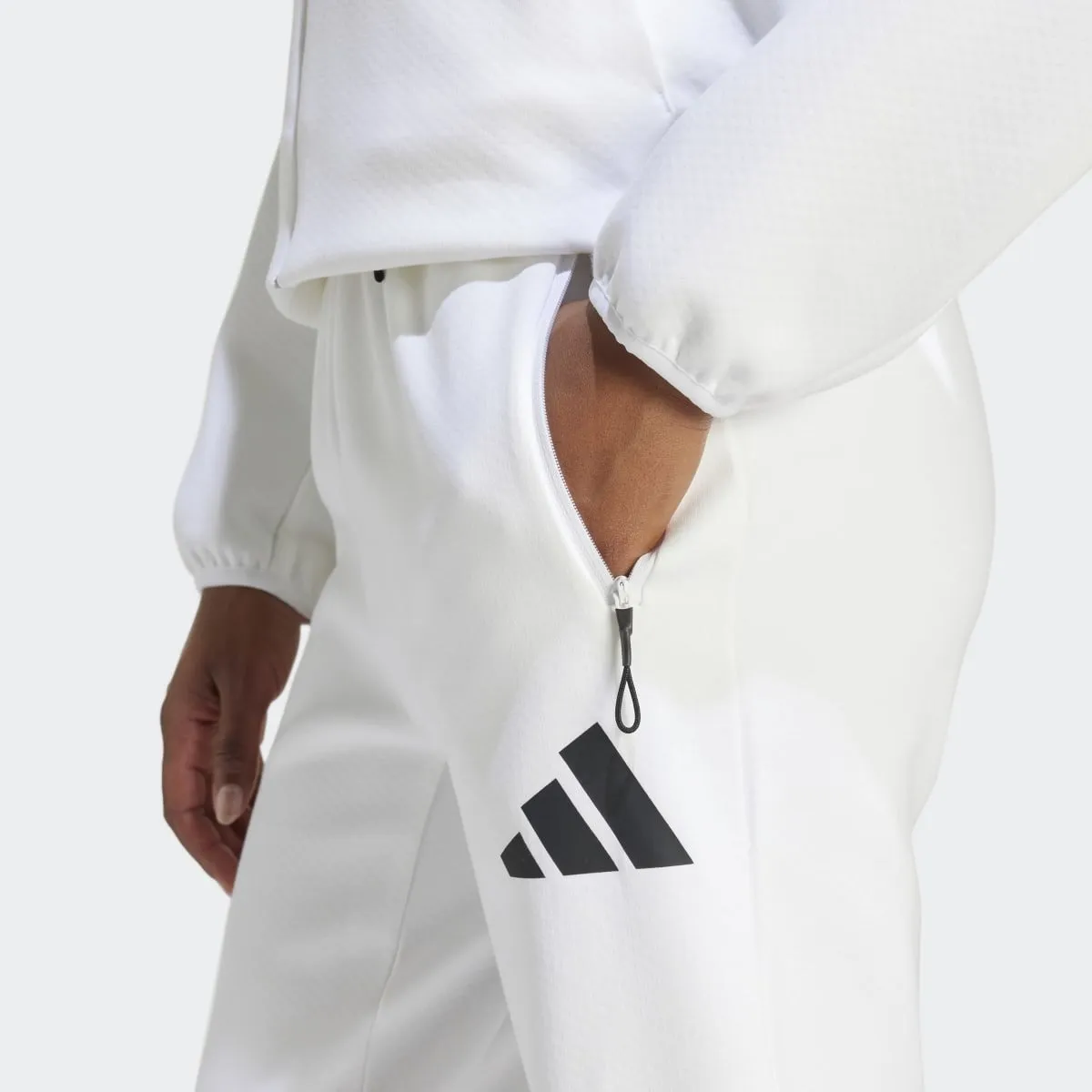 Женские брюки Z.N.E. Adidas, белый — фото 4