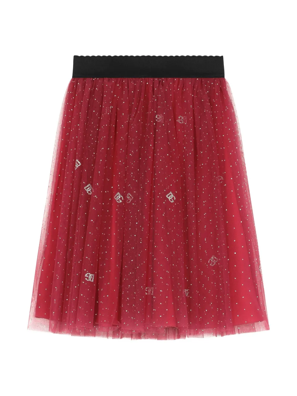 

Юбка с логотипом Dolce & Gabbana Kids, красный