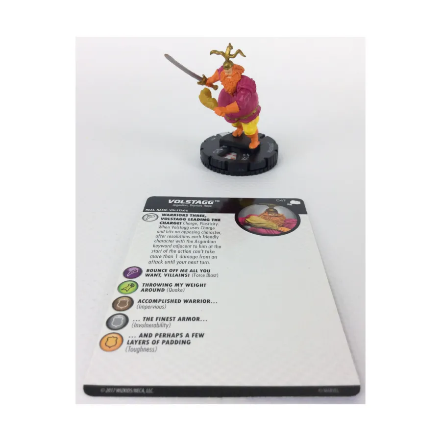 

Вольстагг № 047 ( клавиша R), Marvel HeroClix - Mighty Thor - Singles