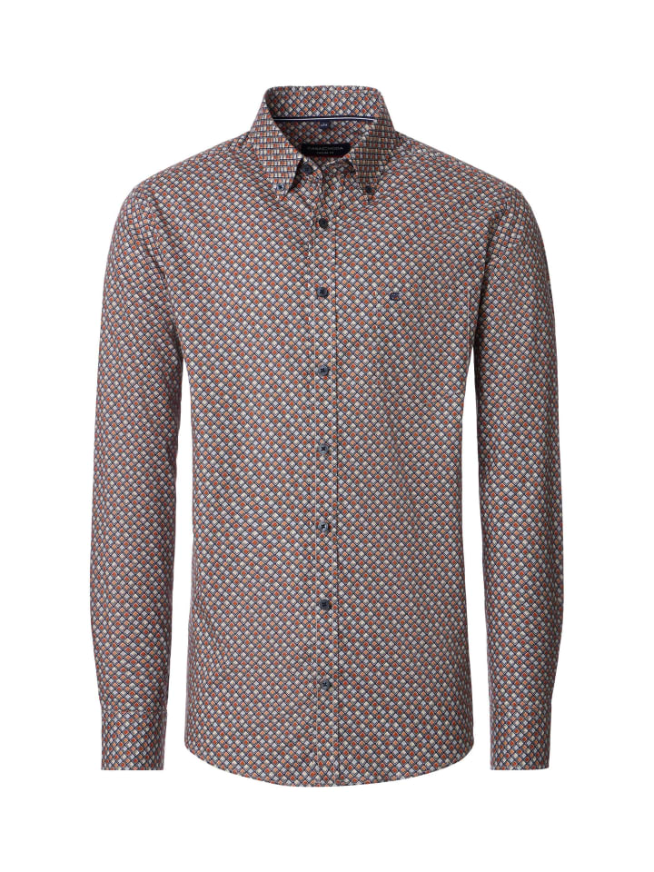 

CASAMODA Повседневная рубашка оранжевого цвета