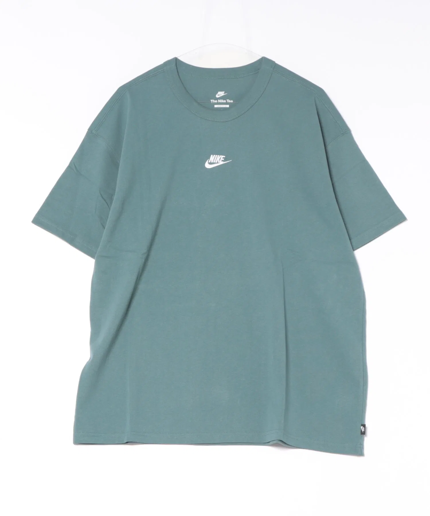 Мужская футболка NIKE PREM ESS TEE хлопковая, свободного кроя, серая