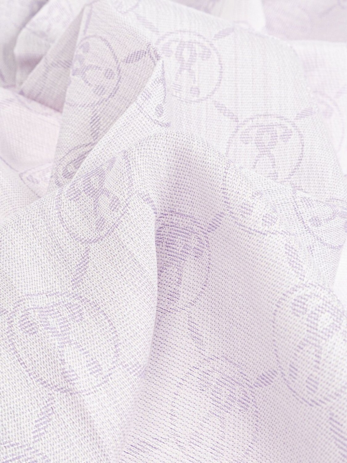 

Moschino шарф с монограммой, фиолетовый