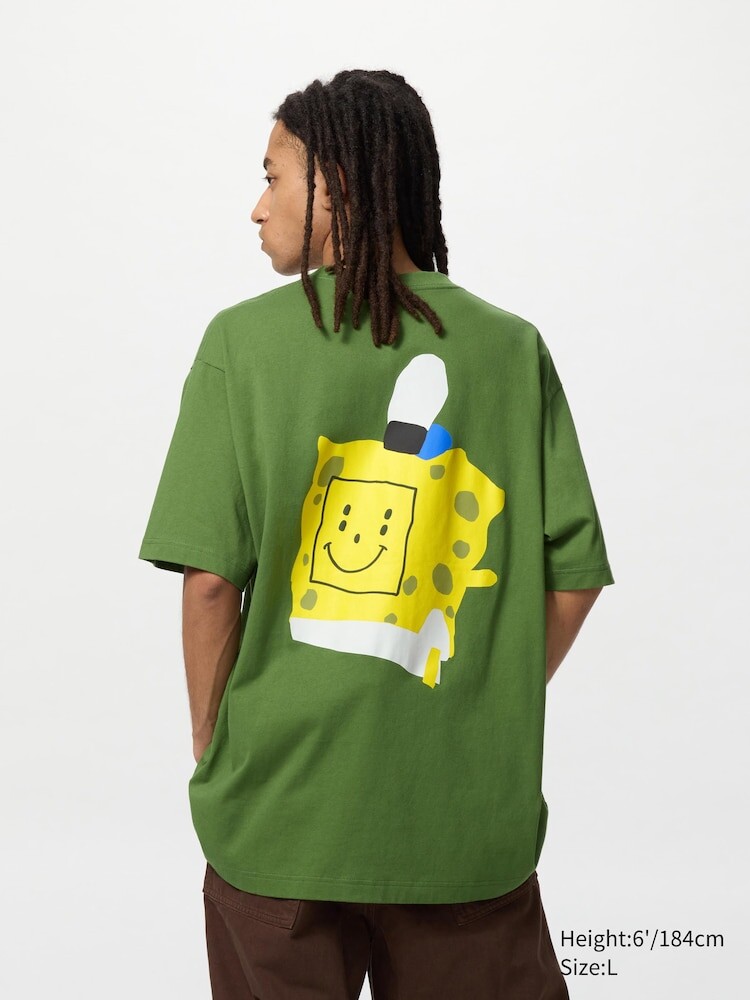 

Футболка с рисунком spongebob squarepants Uniqlo, цвет 56
