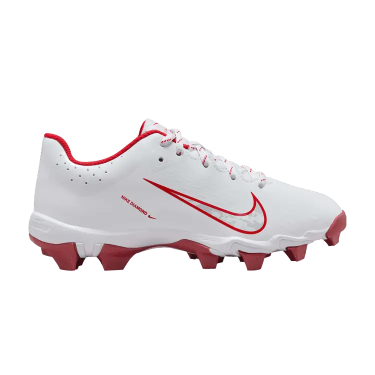 

Кроссовки Nike Hyperdiamond 4 Keystone GS White University Red, белый
