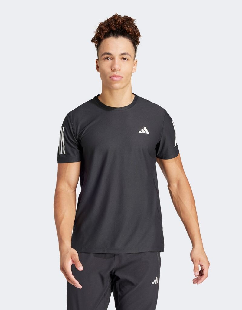 

Adidas Running — Own The Run — черная футболка adidas