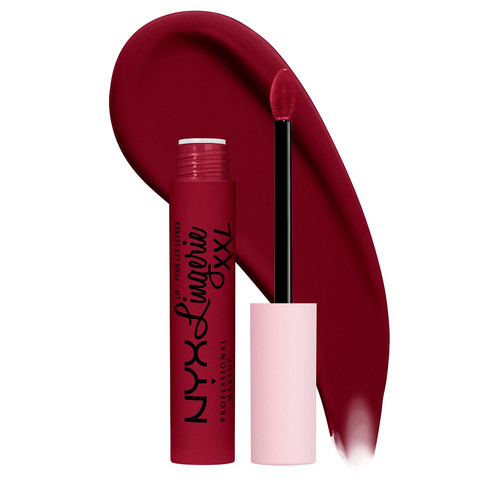 

Жидкая матовая помада lip lingerie xxl Nyx Professional Makeup, цвет sizzlin', 4 мл