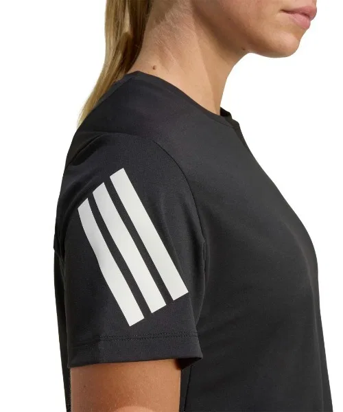 Женская футболка Adidas Adi365 ClimaCool для бега чёрная — фото 4