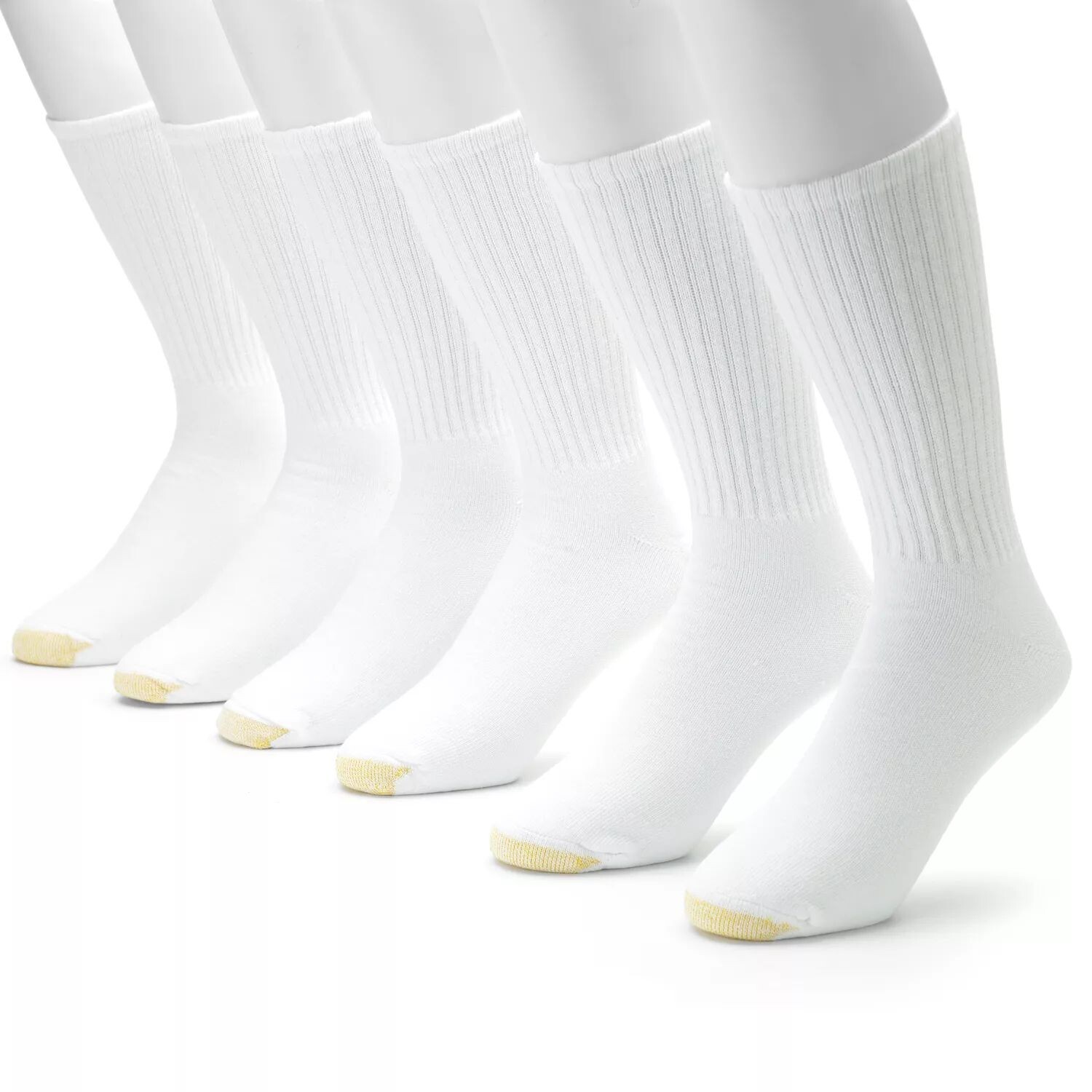 

Мужские GOLDTOE 6 шт. Спортивные носки увеличенного размера