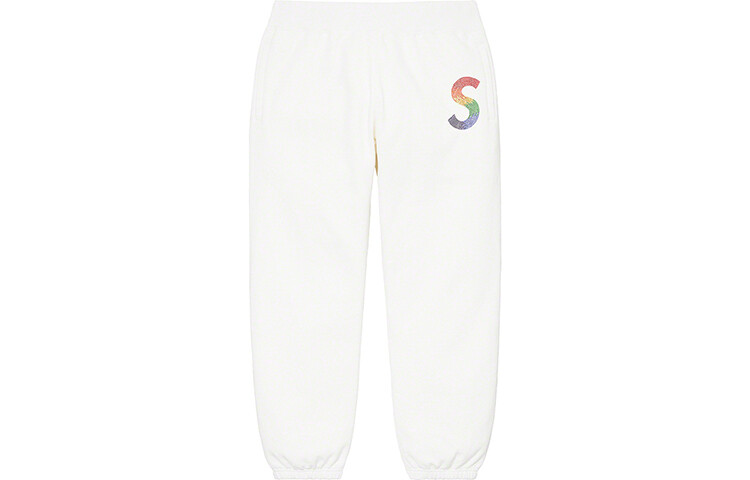 Спортивные штаны унисекс Supreme, красный — фото 2