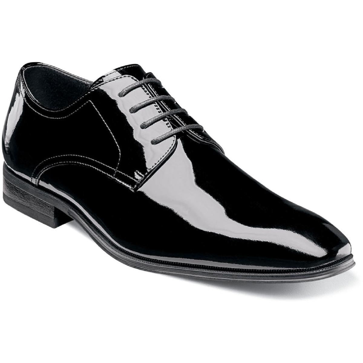 

Оксфорды мужские лаковые на шнурках Florsheim, черный