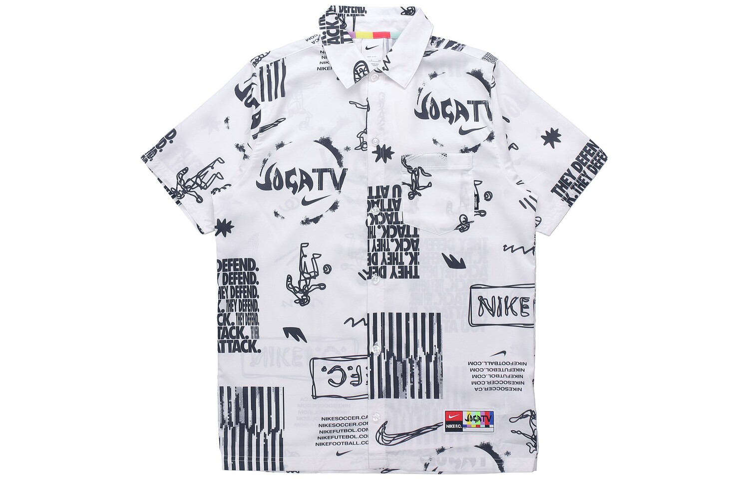 

Рубашка мужская белая Nike, белый