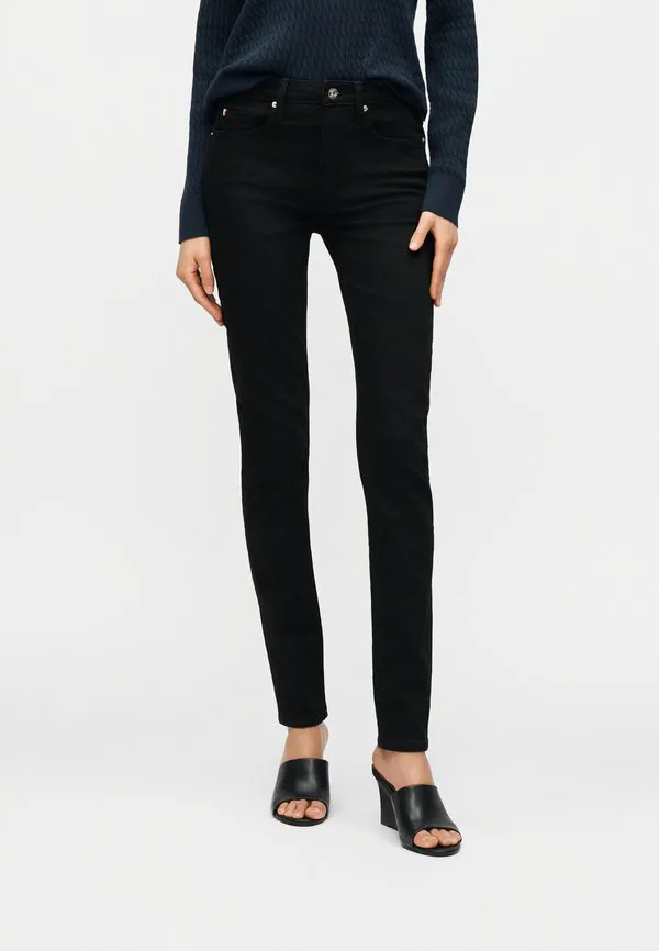 Джинсы como средней посадки, узкие джинсы, облегающий крой Tommy Hilfiger, Black