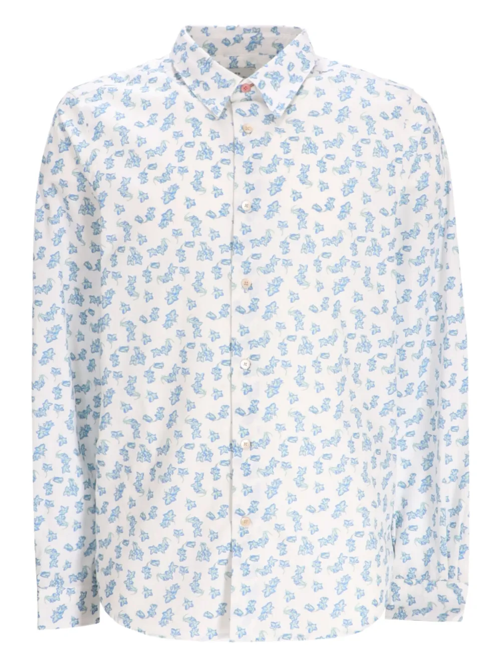 

Рубашка с цветочным принтом Paul Smith, белый